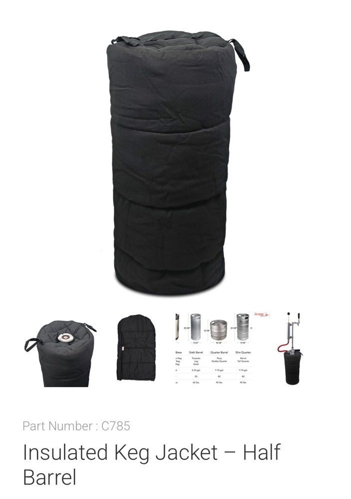 Keg Cooler Jacket – Half Barrel (C785)