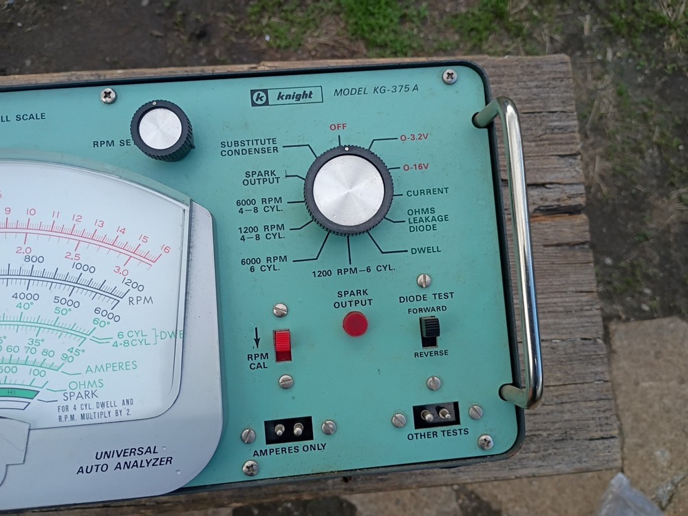Vintage Knight Model KG-375A Universal Auto Analyzer UNTESTED