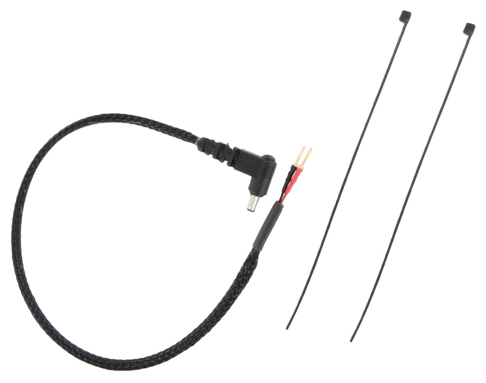 Braided Mirror Power Cord w/ Inline Fuse for Cobra Radar Detectors