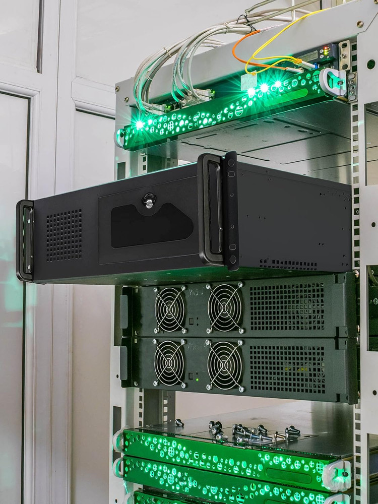 4U Server Chassis Rackmount Case | 7 X 3.5 Bays, 2 X 5.25 Devices| ATX, CEB Comp