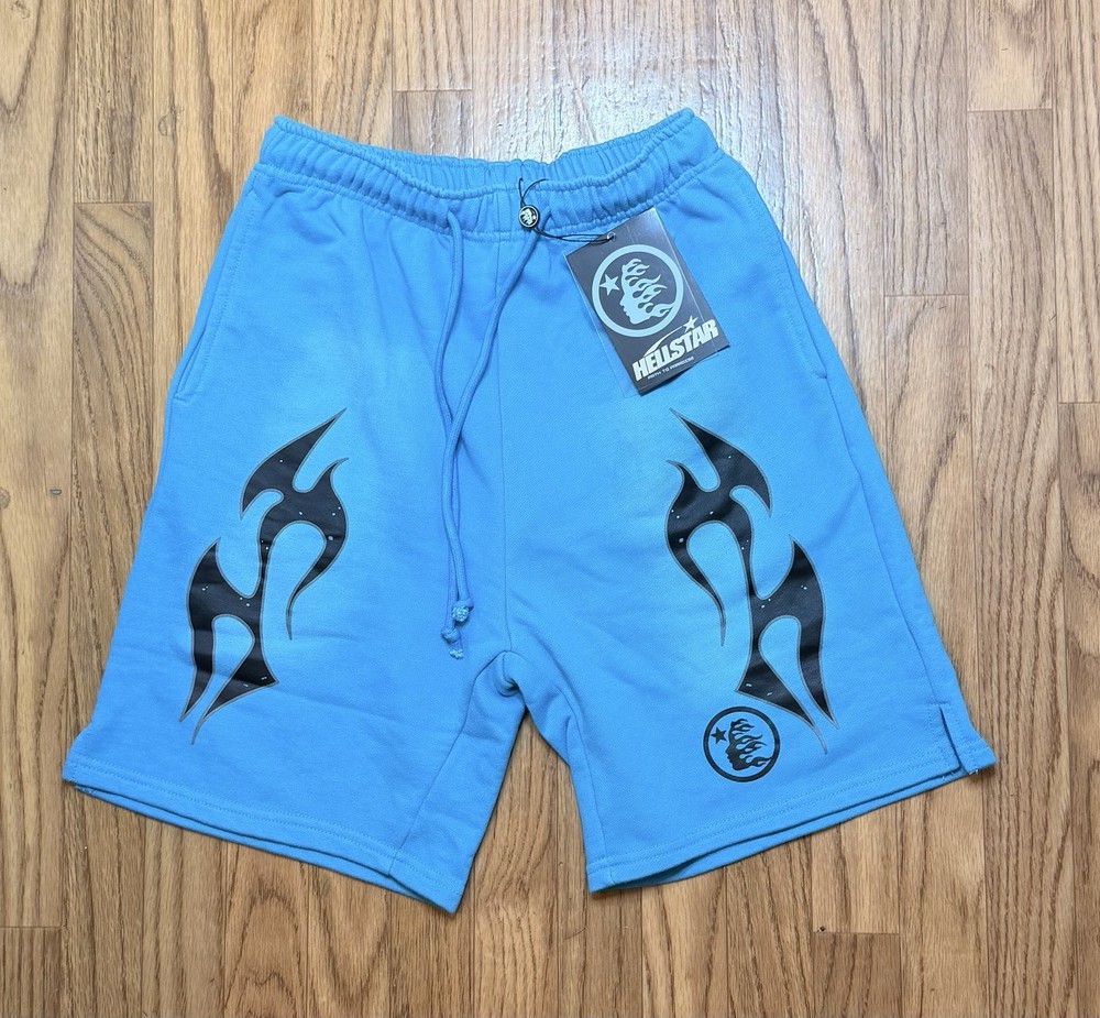 Hellstar Men's Shorts  Color Blue Size Small