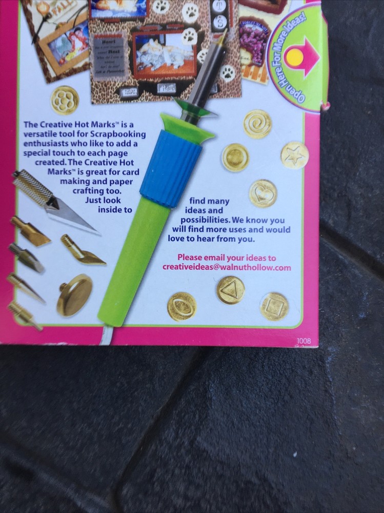 Creative Hot Marks Tool Kit, 15 Points Hot Cutting, 15 Scrapbooking Points