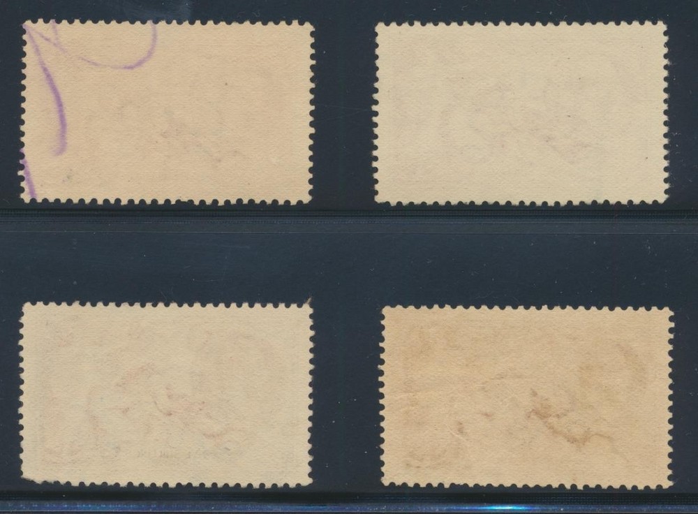 Great Britain 5/- Seashorse 4 identifiable parcel post cancels