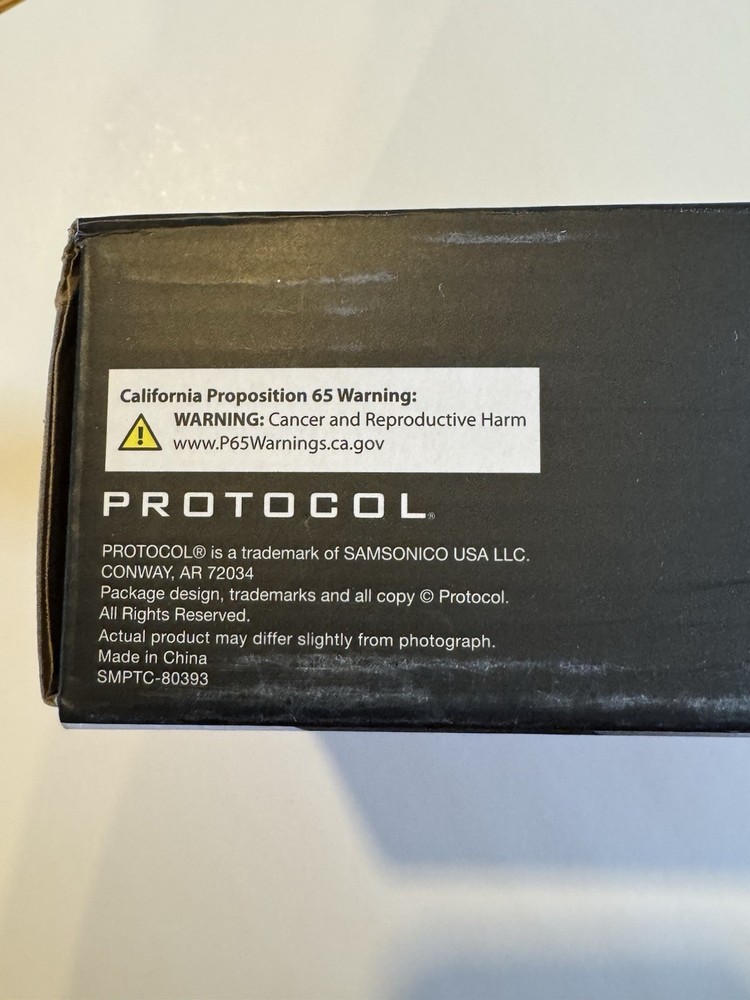 Protocol Heated Ice Scraper with Flashlight Brand New In Box