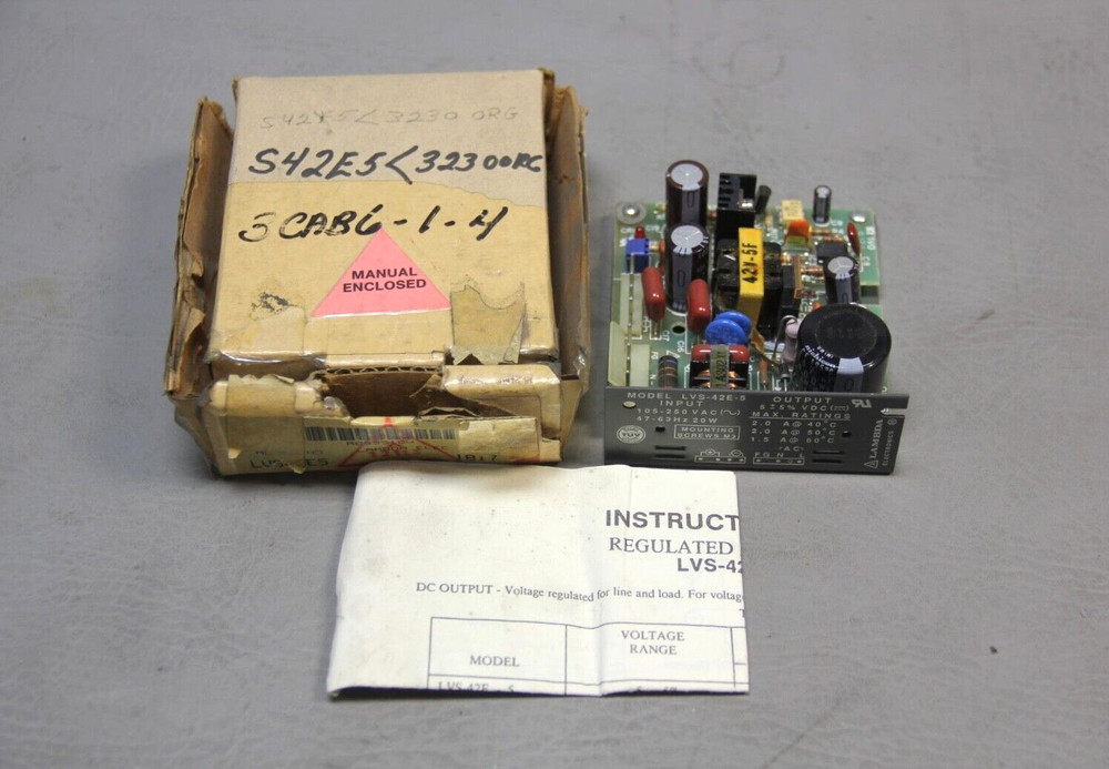 NEW - Lambda LVS-42E-5 Power Supply