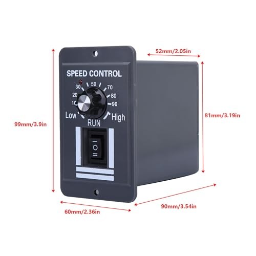 PWM Brush Motor Controller, DC 12-60V 40A Motor Speed Controller, CW CCW Speed