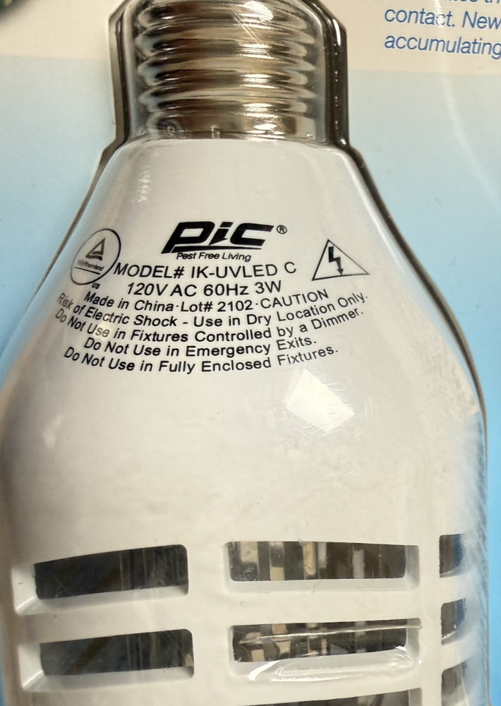 PIC Dual Purpose Bug Zapper and LED Light NEW