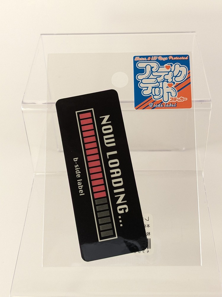 B-Side Label Sticker Now Loading Dark Mode Waterproof US SELLER