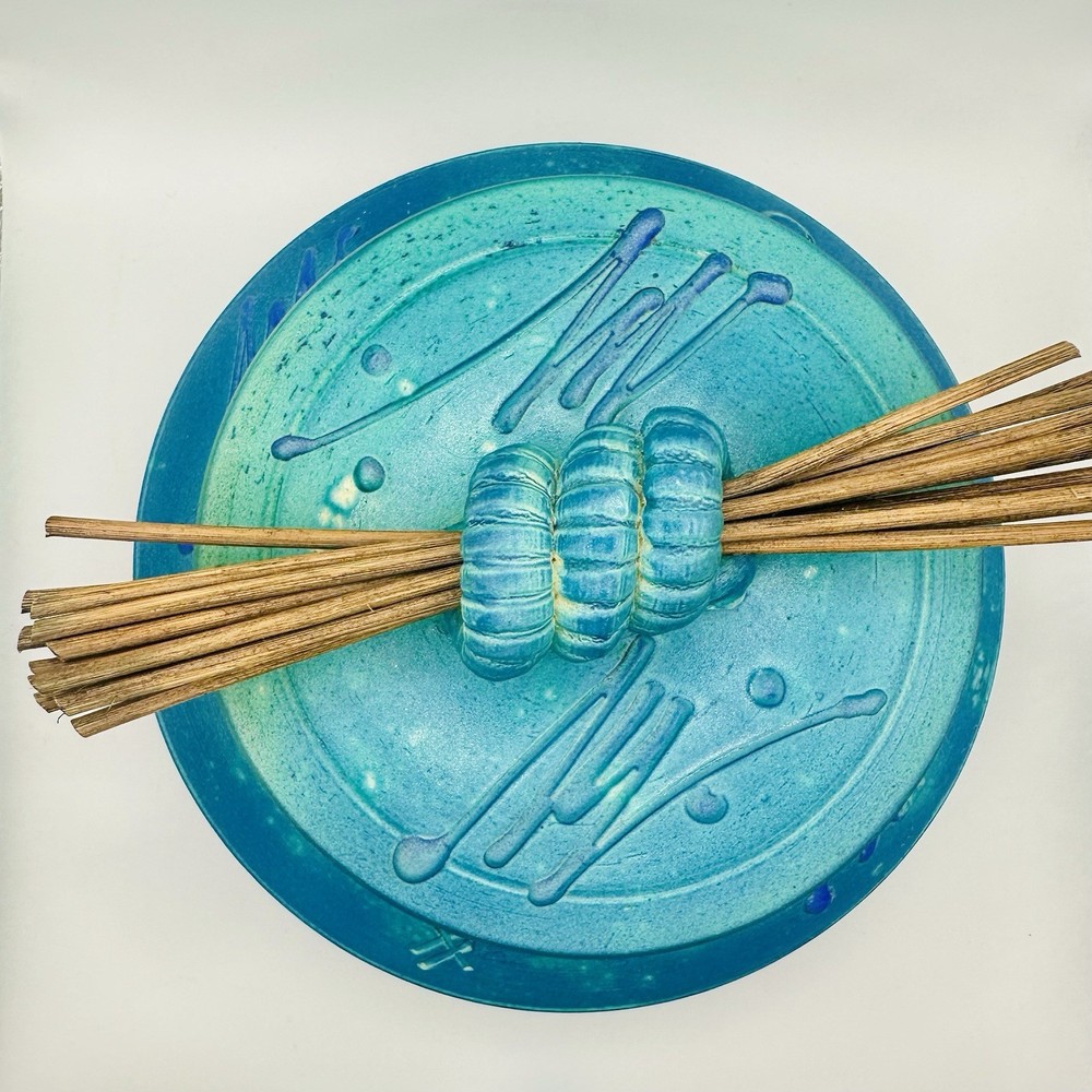 Handmade Marked Studio Pottery Incense/Smudge Bowl Glazed Incense Holder Boho