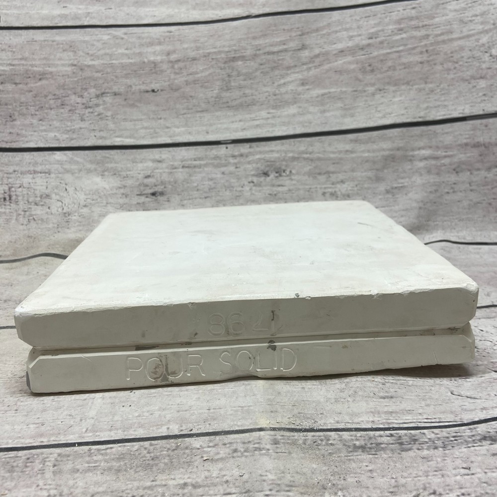 2003 Boothe Mold Ceramic Casting Mold Round Trivet Wine Caddy #1798