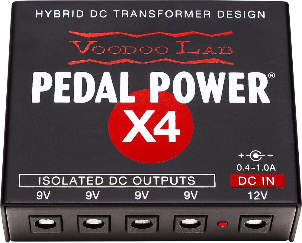 Voodoo Lab Dingbat Tiny Pedalboard with Pedal Power X4