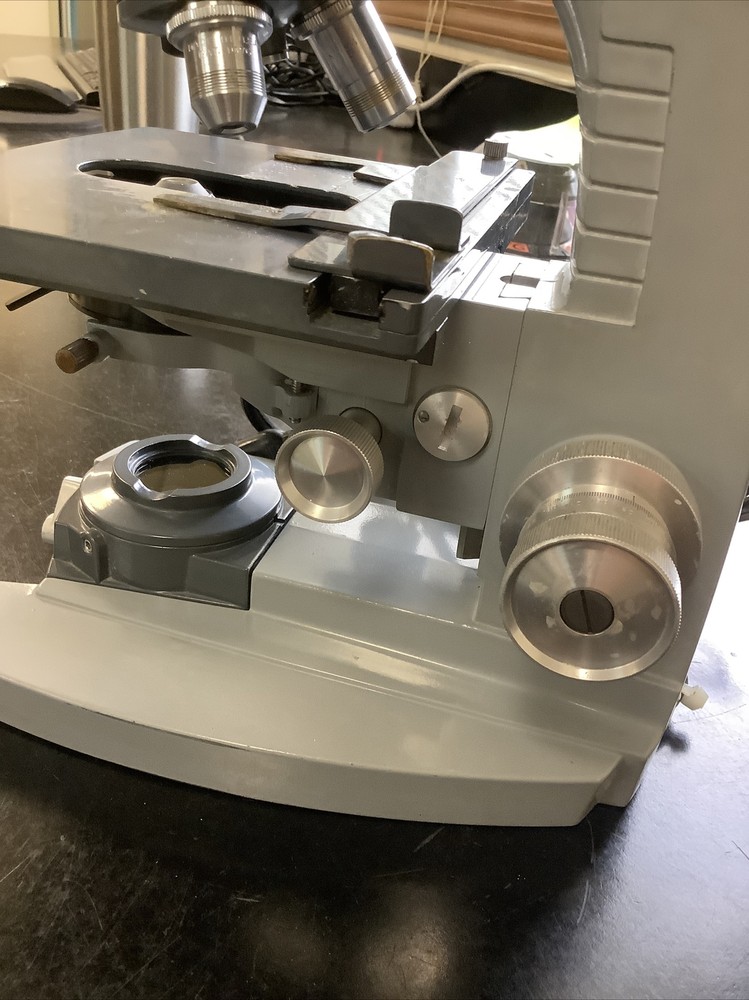 AO Spencer Binocular Microscope with Transformer