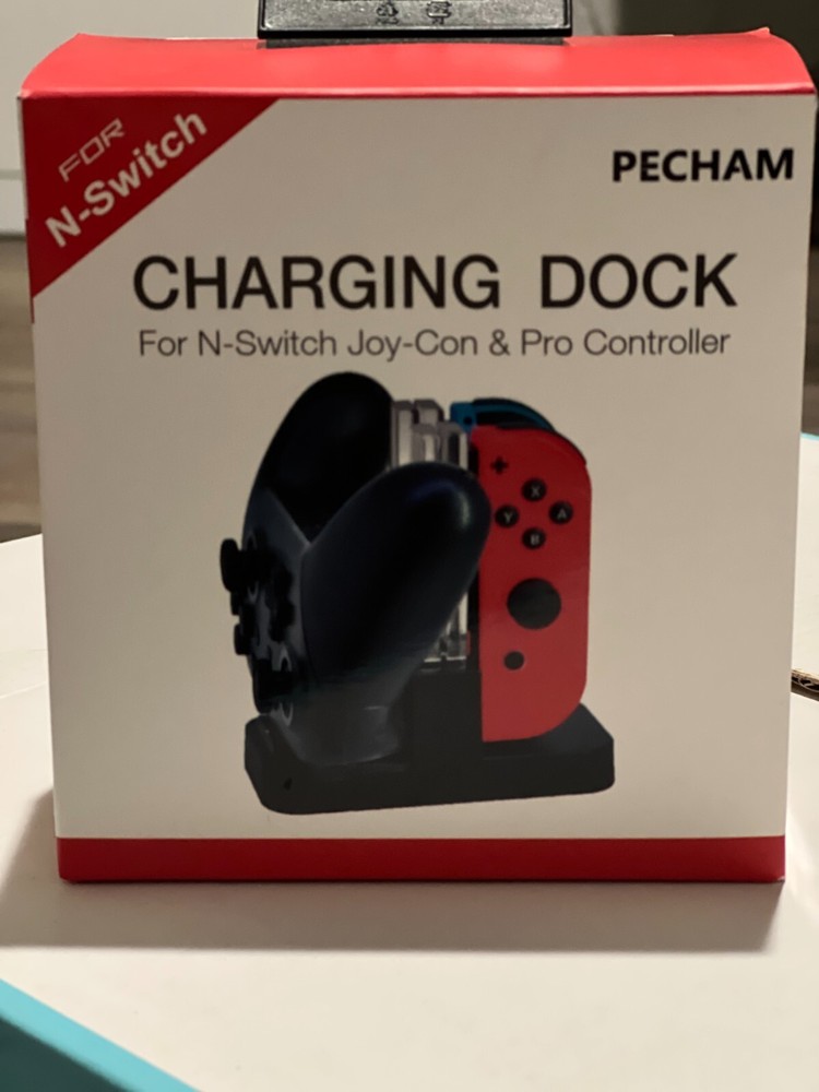 Dobe Charging Dock For N-Switch Joy-Con & Pro Controller. New.