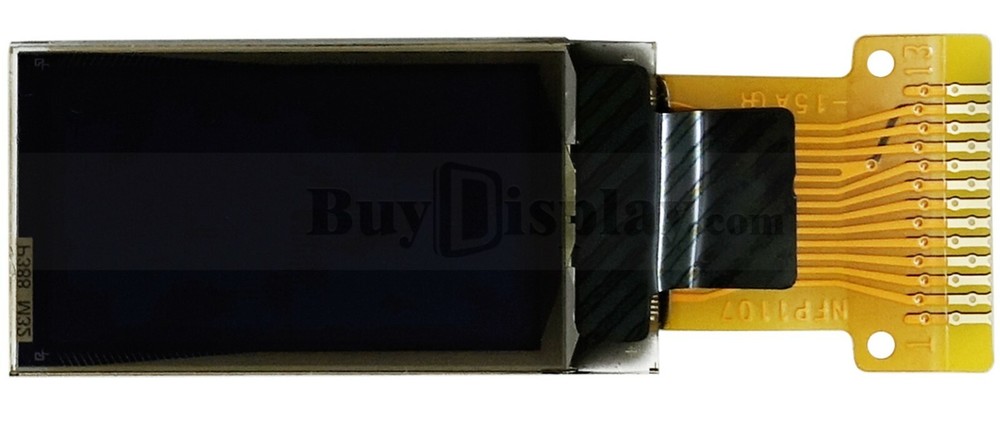 White 0.78 inch OLED Display Panel 128x80 4-wire SPI interface SH1107