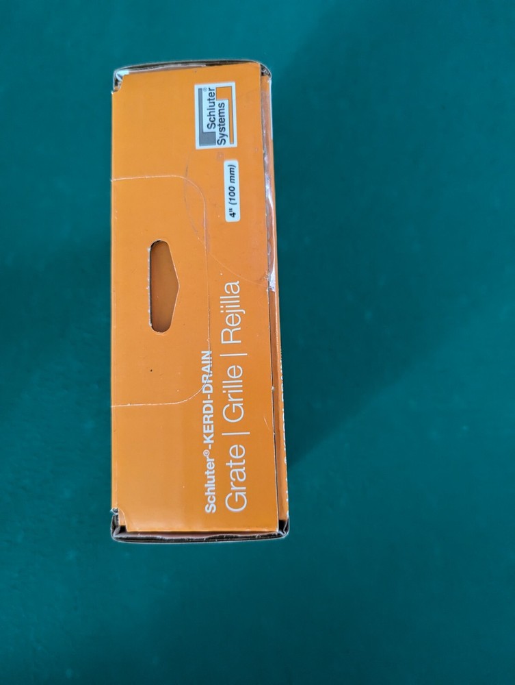 Kerdi-Drain 4 in. Matte Black Floral Drain Grate OPEN BOX