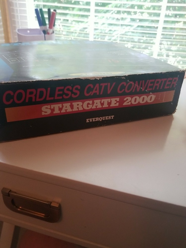STARGATE 2000 CORDLESS CATV CONVERTER BOX