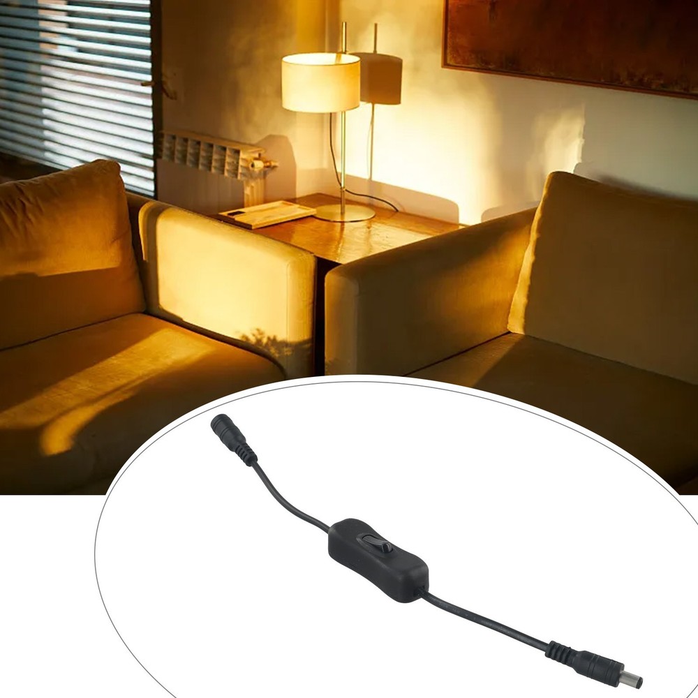 Switch Light Strip On/off Functionality Rocker Switch 5.5x2.1mm 5V-24V