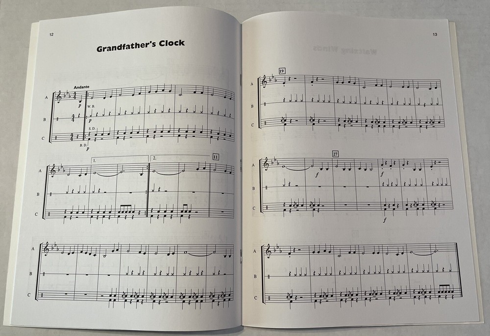 Yamaha Band Ensembles PERCUSSION Book 1 Mixed Beginner Ensembles