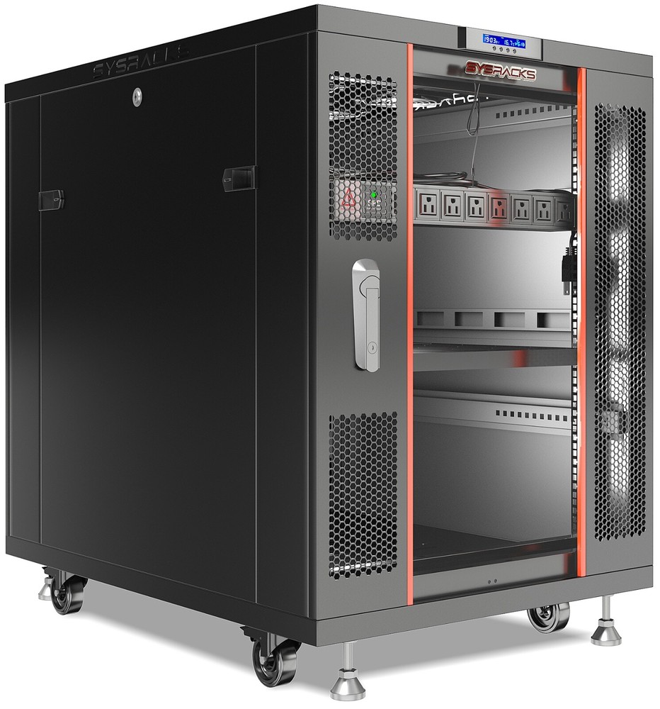 Sysracks 18U 39'' Deep IT Network Data Server Rack Cabinet