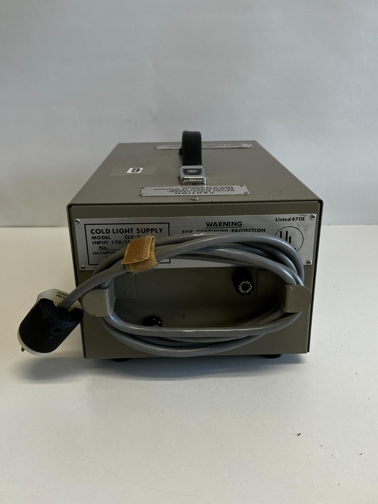 Olympus CLK-3 Cold Light Supply Source - Power Tested Only