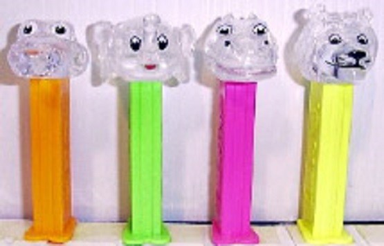 PEZ - Kooky Zoo Series - Choose item from pull down menu - Use for crafts