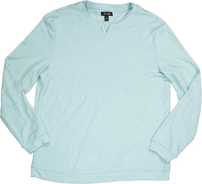 TASSO ELBA MEN'S JACQUARD GEOMETRIC PULLOVER