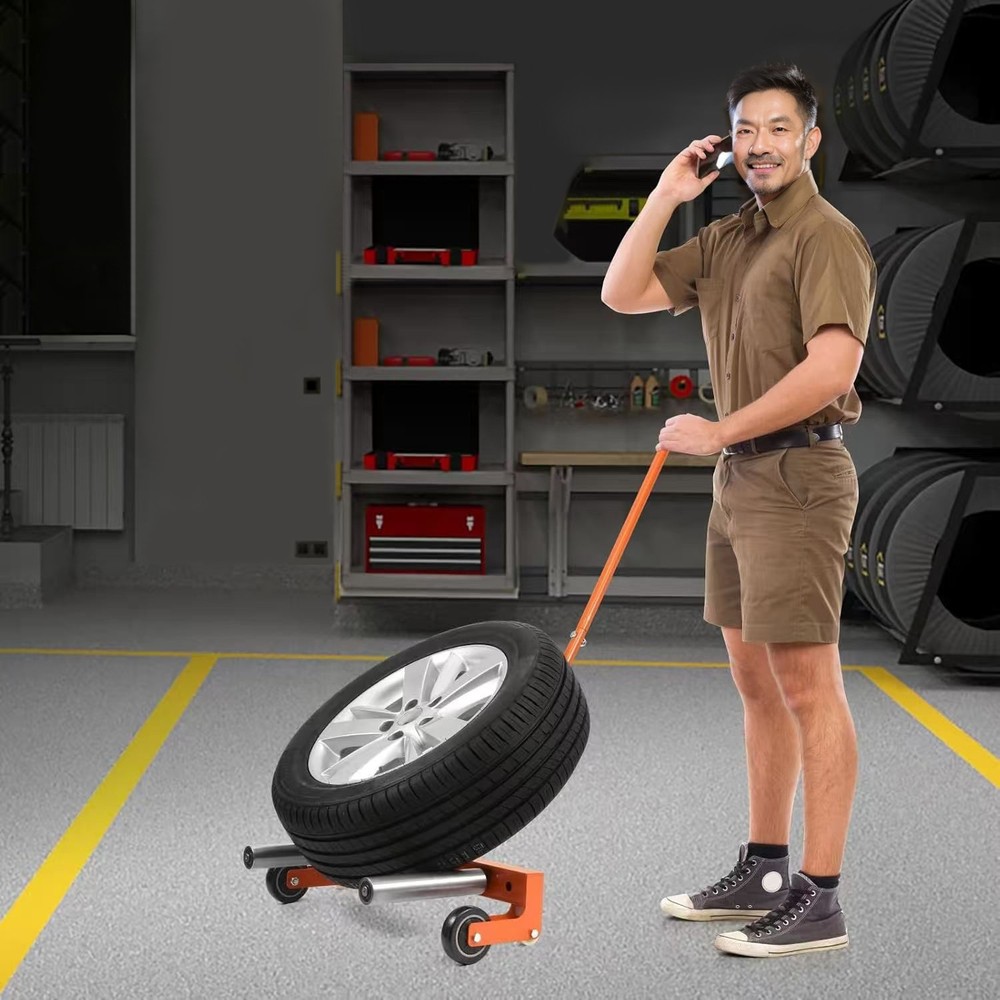 Wheel Dolly 330 LBS Heavy Duty Adjustable Rolling tire dolly
