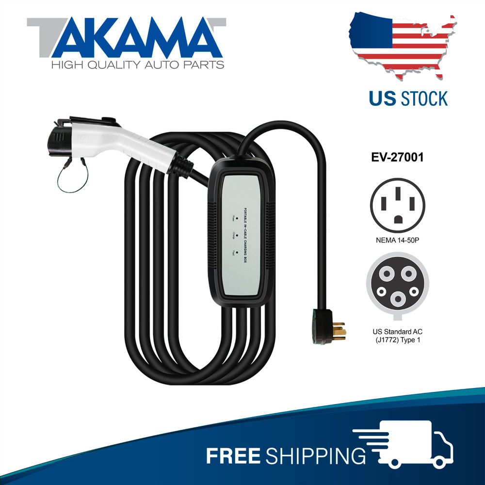 EV Charging Cable 14-50P AC (J1772) 40A Type 1