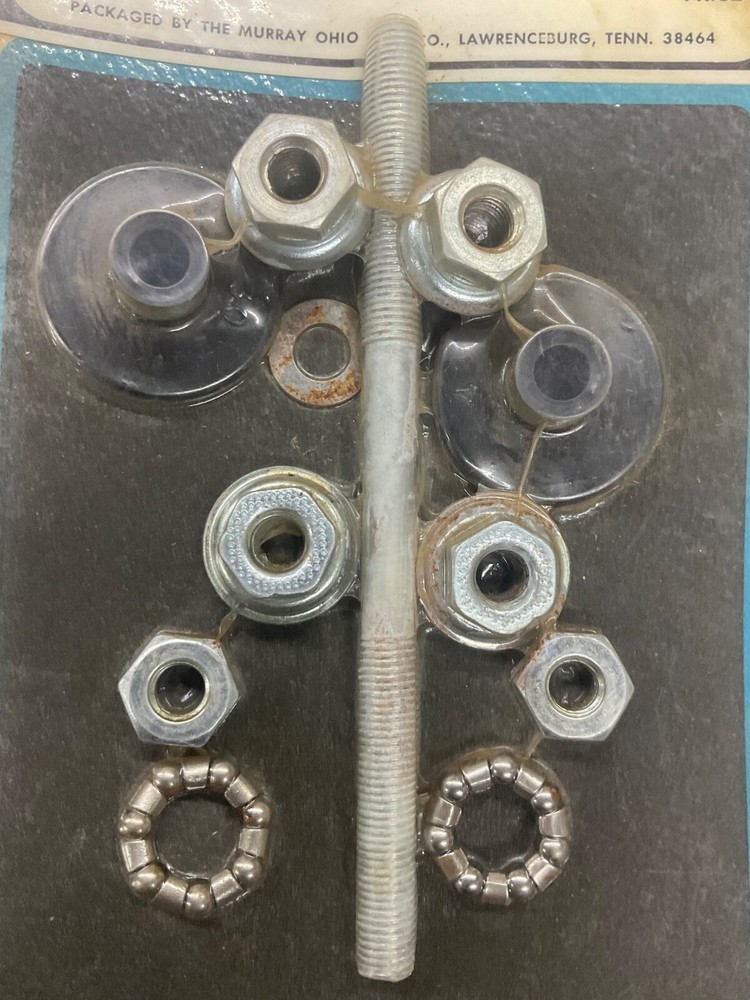 NOS! UNIVERSAL BICYCLE FRONT AXLE SET, 303518