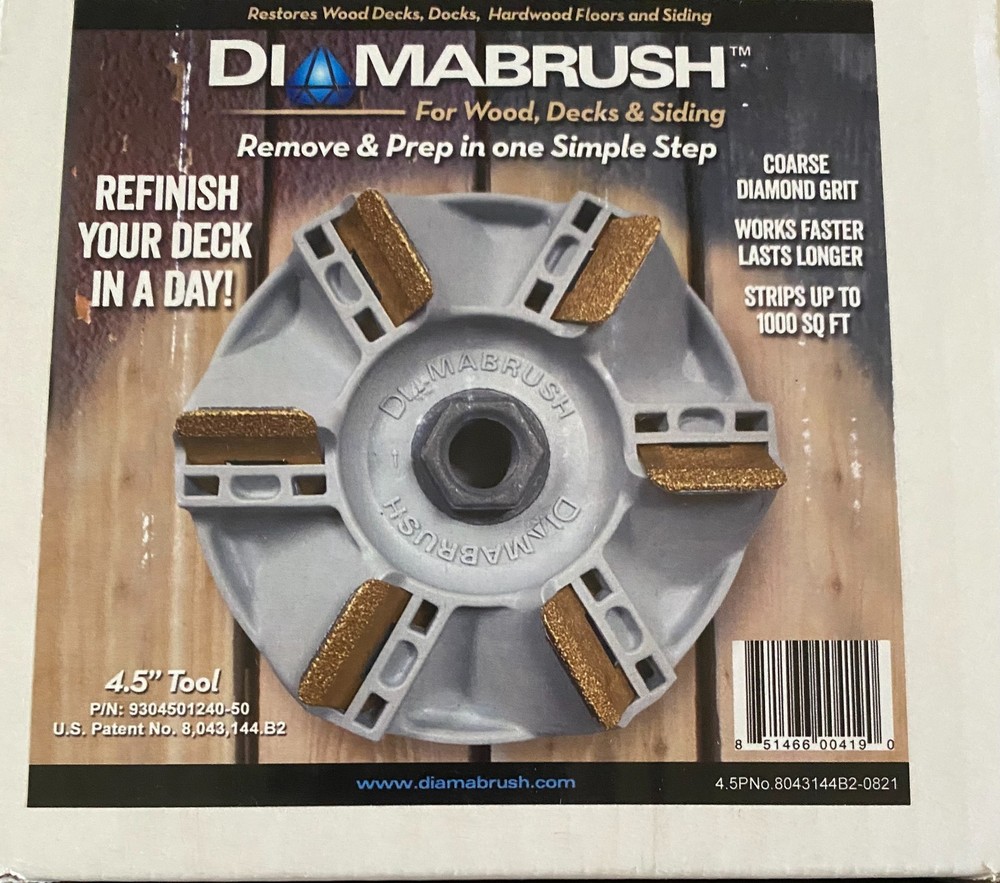 DiMabrush Hand Tool For Wood, Decks, Siding