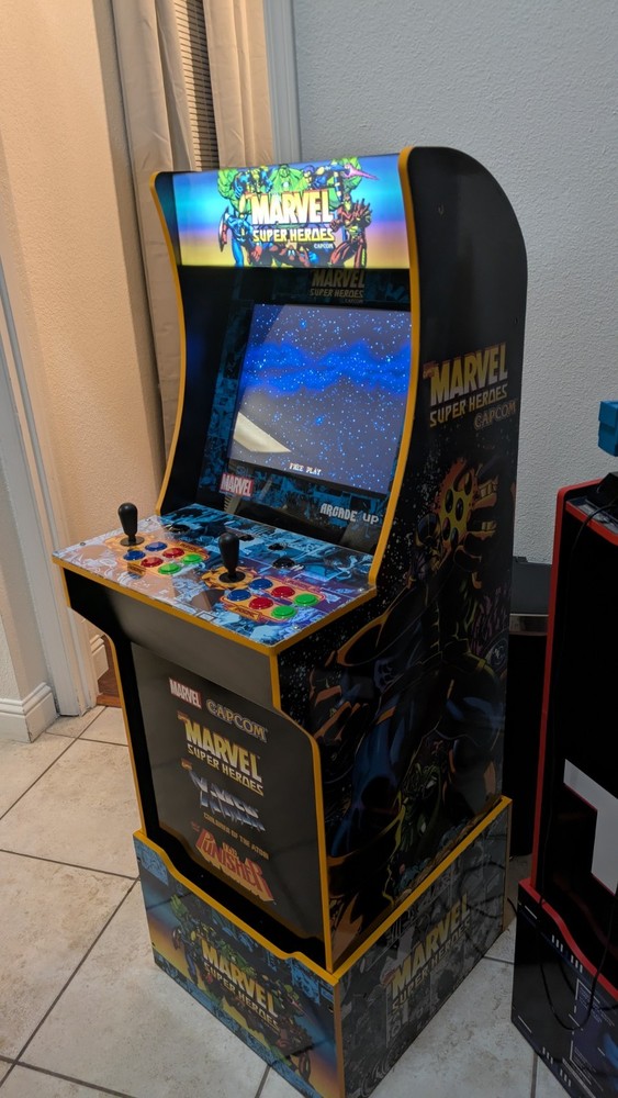 Marvel Super Heroes Arcade1Up LIMITED EDITION w/ Riser/Lit Marquee USA