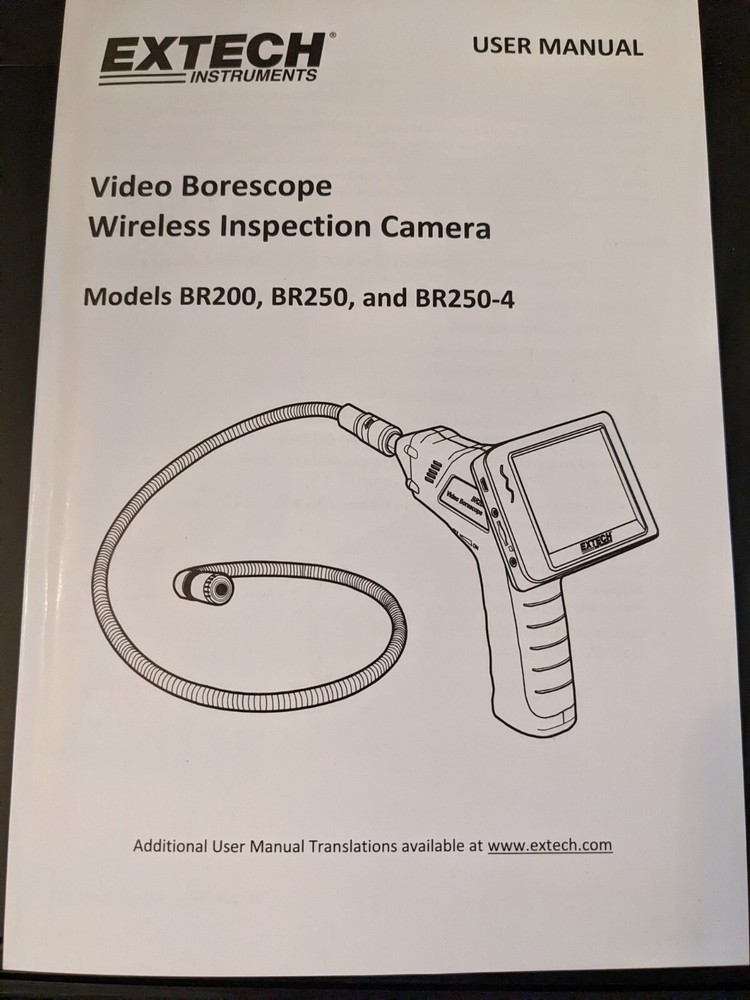 ExTech BR200 Video Borescope/Wireless Inspection Camera