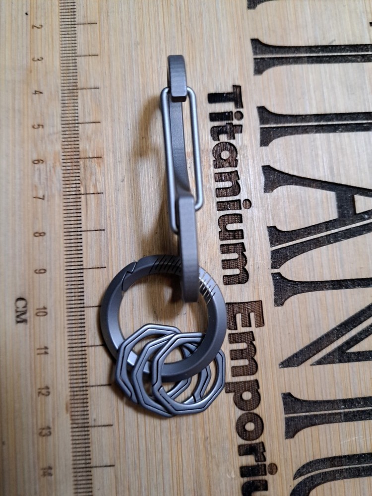 Titanium Alloy Carabiner Keychain