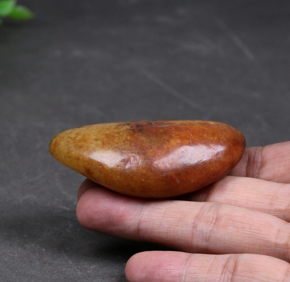 92G Certified 100% Hetian jade(Nephrite) Raw stone 和田玉籽料原石