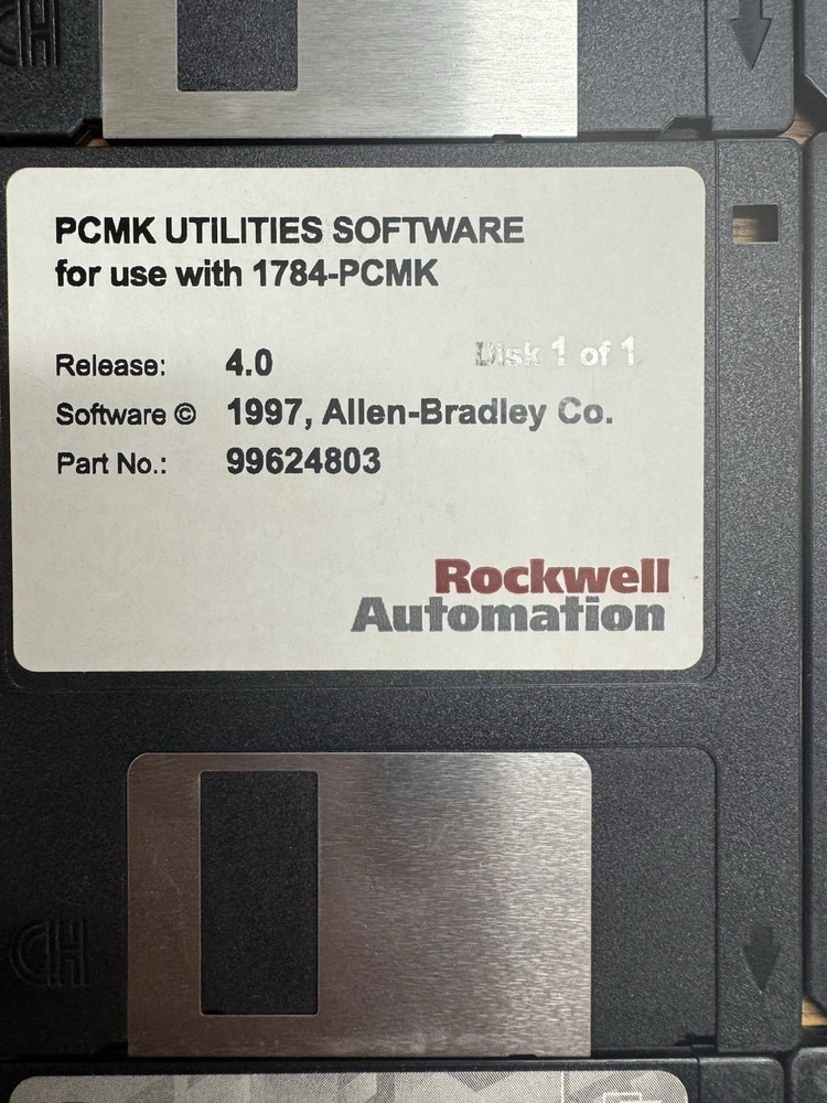 Allen Bradley Software Floppy Disk Lot