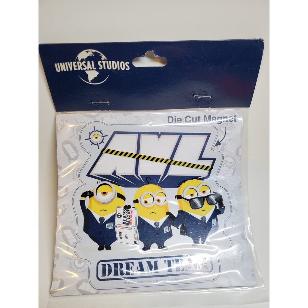 Universal Studios Minion Die Cut Magnet  - Despicable ME