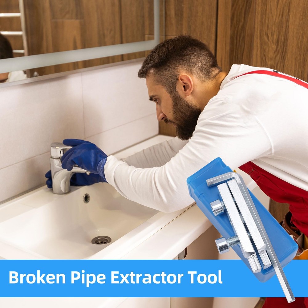 BOXOB Broken Faucet Removal Tool, Easy Use Stripped Screw Extractor Set Kit...