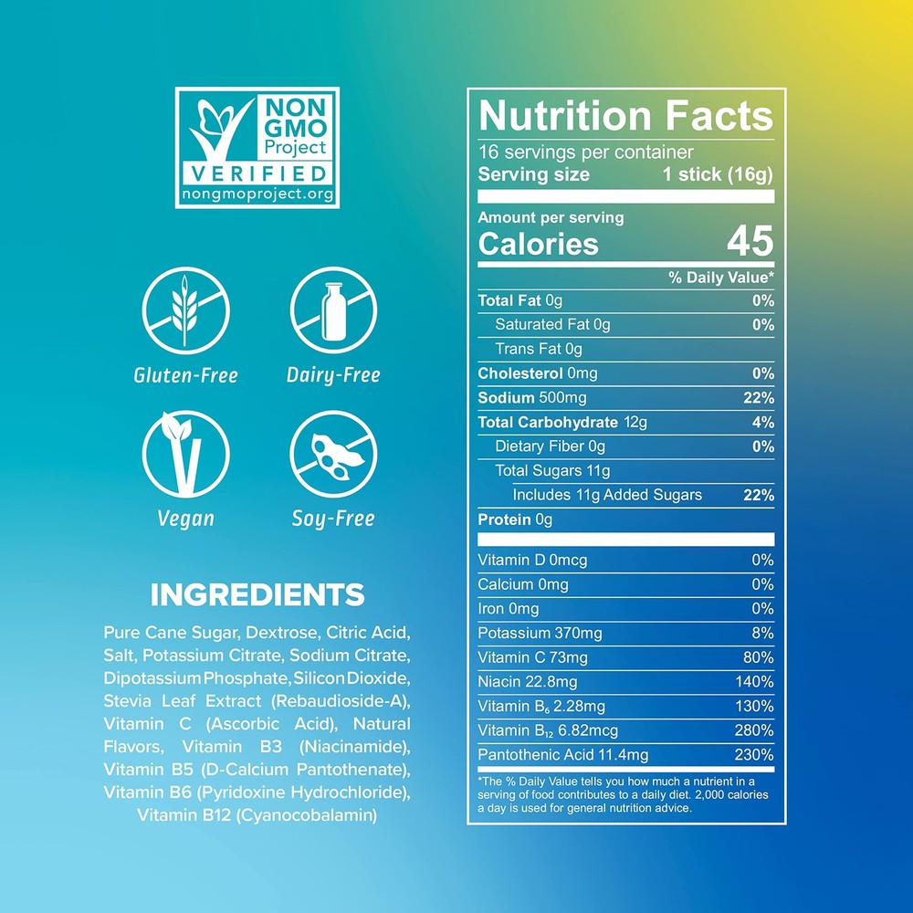 Liquid I.V. Hydration Multiplier - Tropical Punch - Hydration Powder 16 Packets