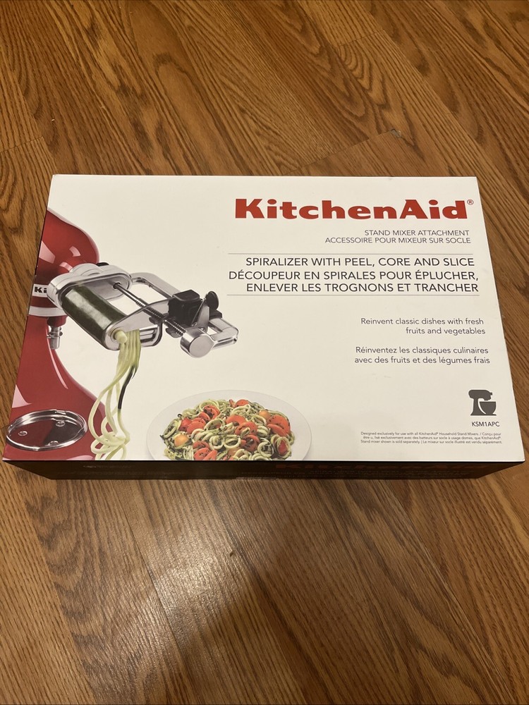 KitchenAid: 5-Blade Spiralizer w/Peel, Core & Slice Attachment for Stand Mixer