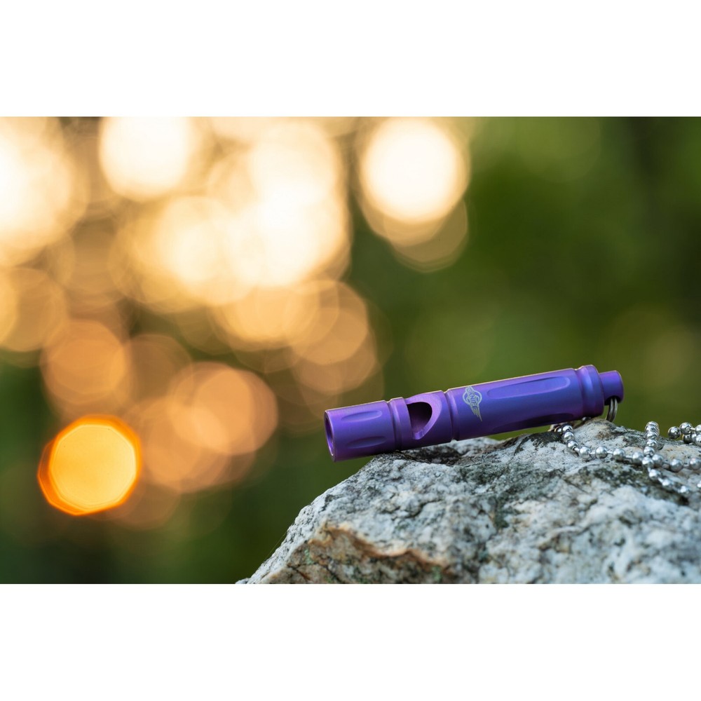 Olight Olife Owhistle Titanium Emergency Whistle, Purple