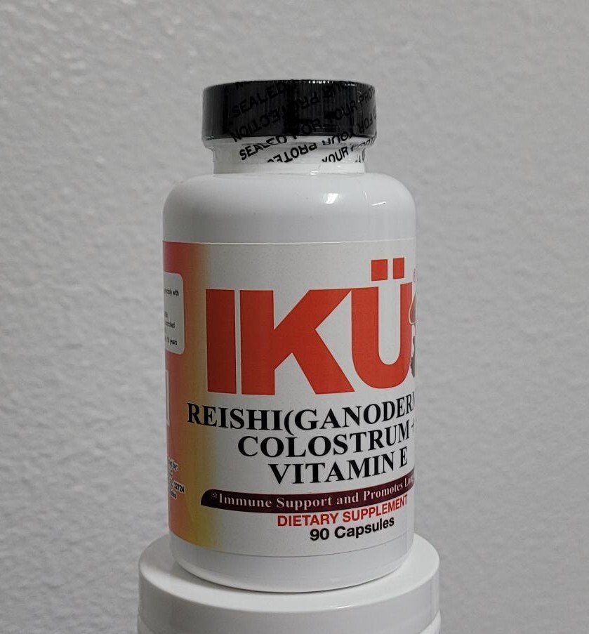 Ganoderma+Colostrum+Vitamin E- Boosts your immune System- 90 Capsules