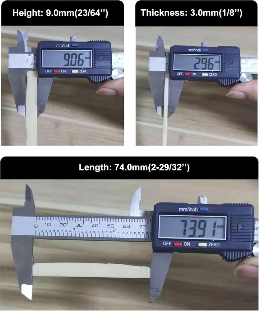 Unbleached Bone Guitar Saddles - Complete 4-Pack for Enhanced Tonality