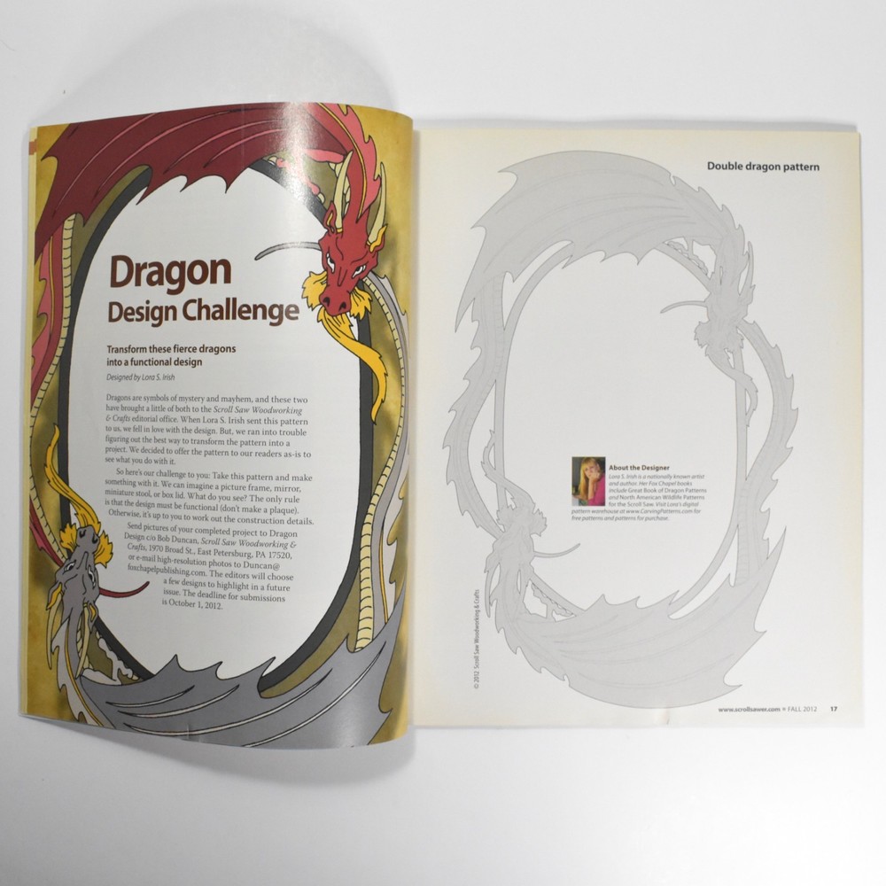 Scroll Saw Woodworking & Crafts Magazine - Fall 2012 - Includes Patterns