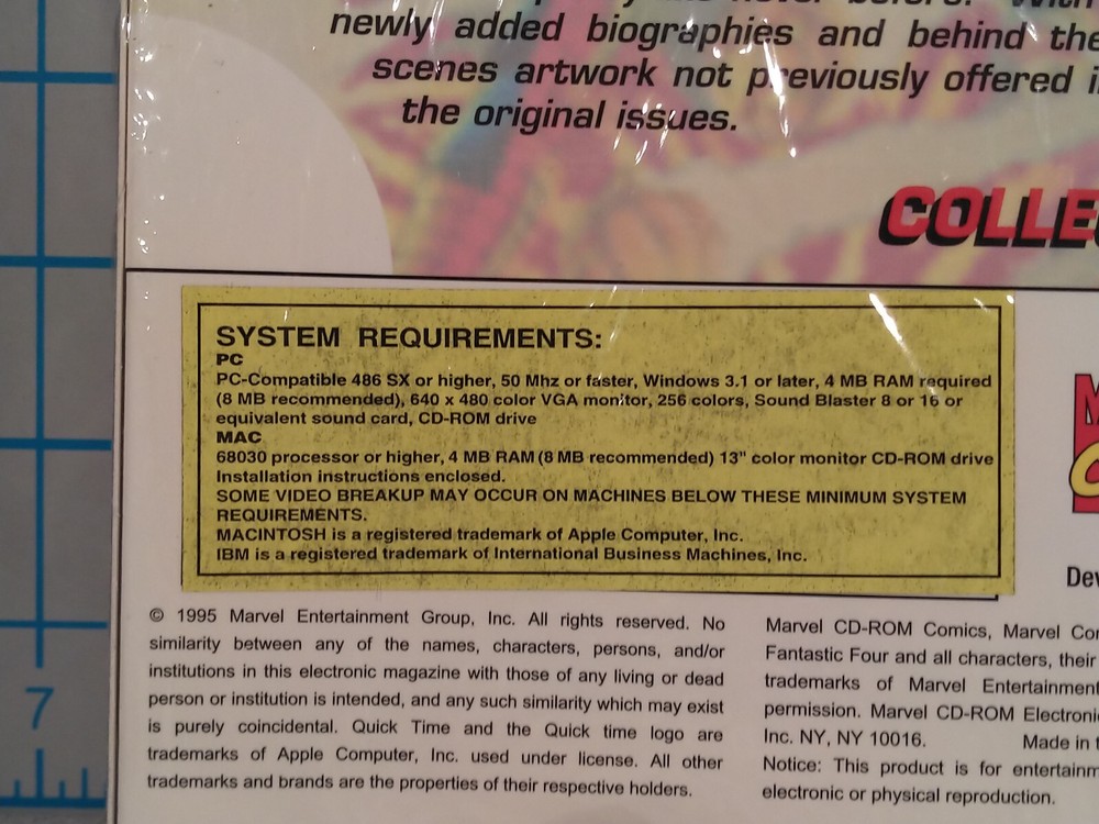 Vintage Spider-Man Interactive CDROM Comic Book #1, Marvel 1995