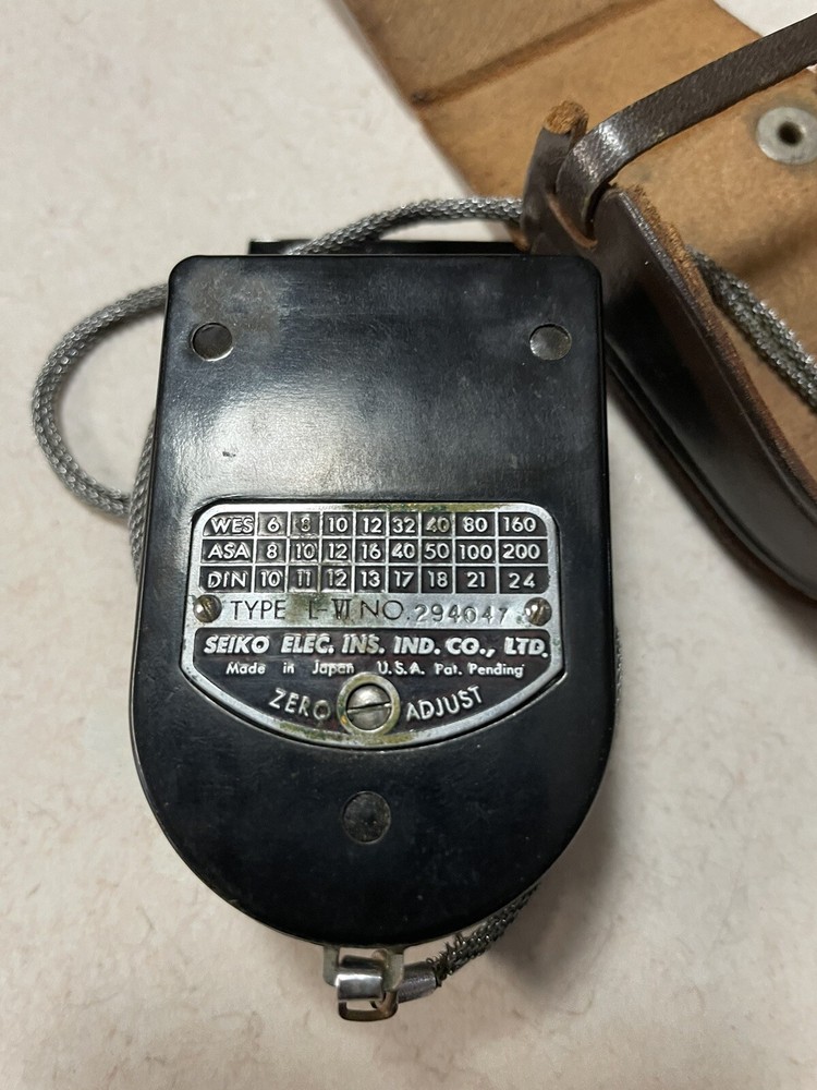 Sekonic L-6 Light Meter In Case Japan Untested