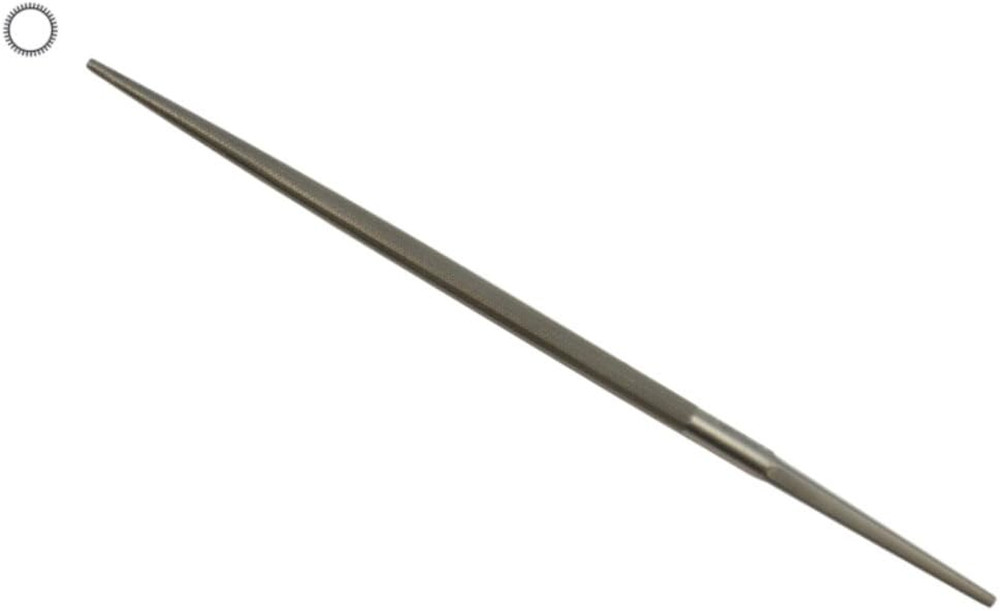 Swiss Pattern File round 6 Inch Cut 1