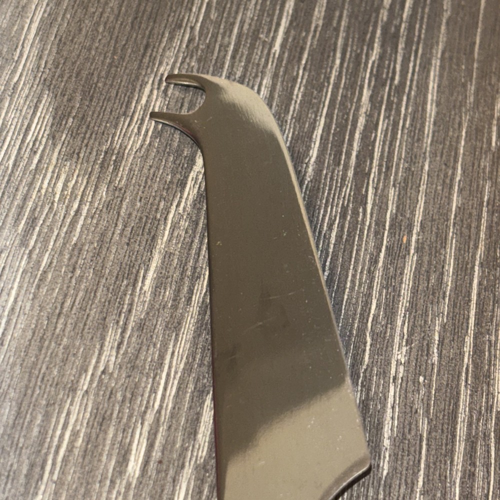 Mikasa Black Plastic Handle Cheese Pick/Knife