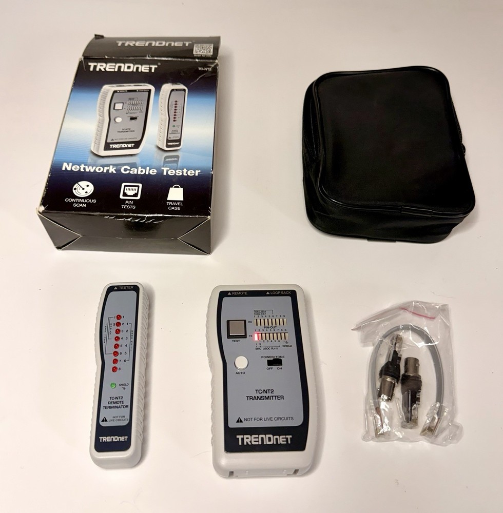 TRENDnet TC-NT2 Network Cable Tester (Ethernet & BNC)