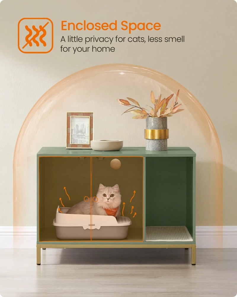 Feandrea Cat Litter Box Enclosure Table
