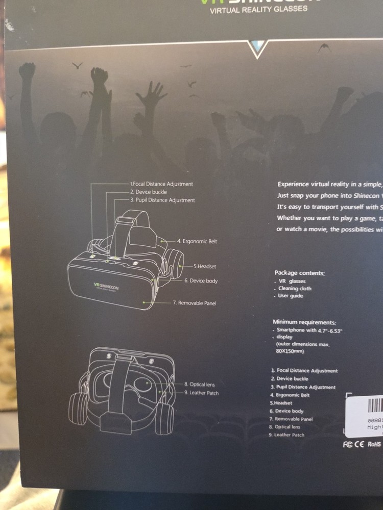 VR Shinecon Virtual Reality Glasses